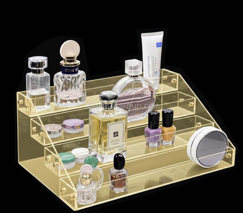 Custom acrylic 4 tiers makeup display risers