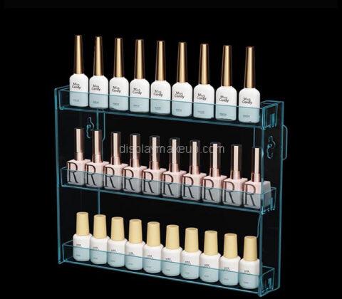Custom acrylic wall makeup display stands