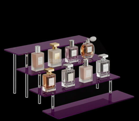 Custom acrylic 4 tiers perfume display risers