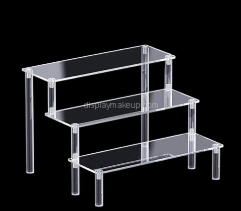 Custom acrylic 3 tiers creams display risers