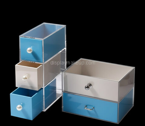 Custom acrylic makeup drawers organiser