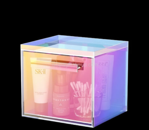 Custom acrylic square skincare drawer box