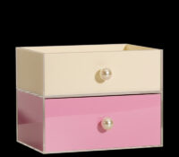 Custom acrylic skincare beauty drawers box DMO-1258 Custom acrylic skincare beauty drawers box