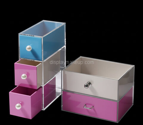 Custom acrylic skincare makeup drawers box
