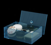 Custom acrylic dust-proof skincare box DMO-1264 Custom acrylic dust-proof skincare box