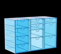Custom acrylic skincare beauty 11 drawers box DMO-1267 Custom acrylic skincare beauty 11 drawers box