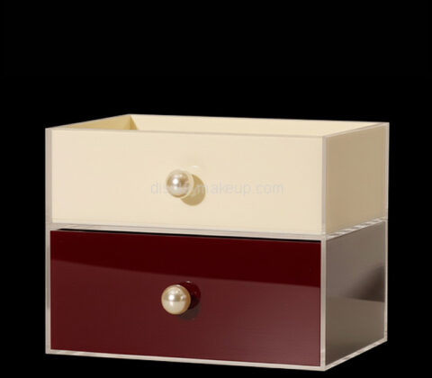 Custom acrylic skincare drawers box