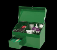 Custom acrylic skincare beauty box with drawer lid DMO-1275 Custom acrylic skincare beauty box with drawer lid