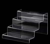 Custom acrylic retail 4 tiers perfume display riser DMD-3427 Custom acrylic retail 4 tiers perfume display riser