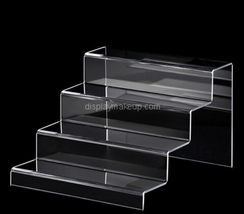 Custom acrylic retail 4 tiers perfume display riser