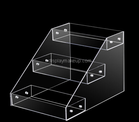 Custom acrylic 3 tiers nail varnish display stand