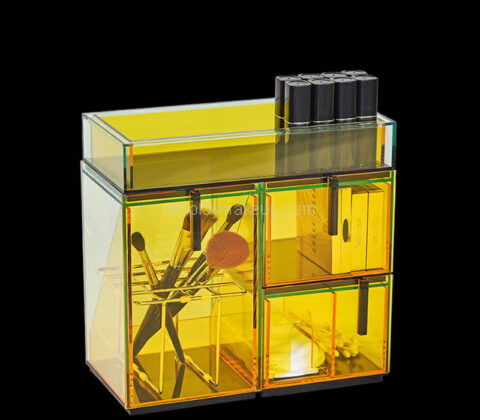 Custom acrylic makeup drawer holder box