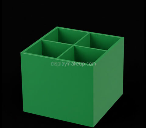 Custom acrylic 4 sections makeup brushes holder