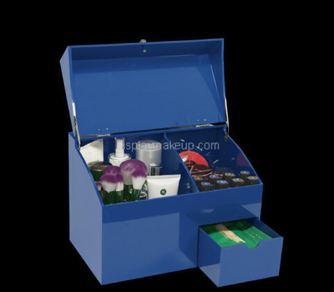 Custom acrylic makeup organizer with drawer