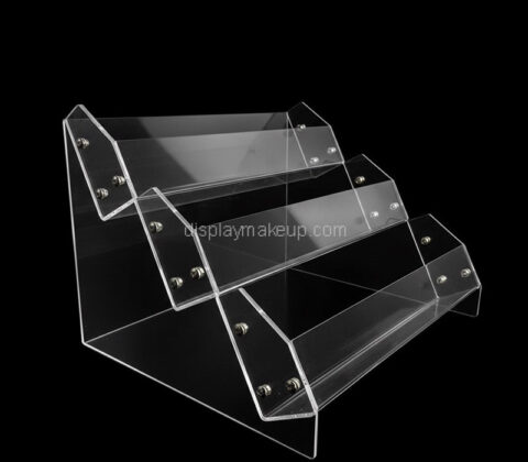 Custom acrylic 3 tiers facial mask display holder