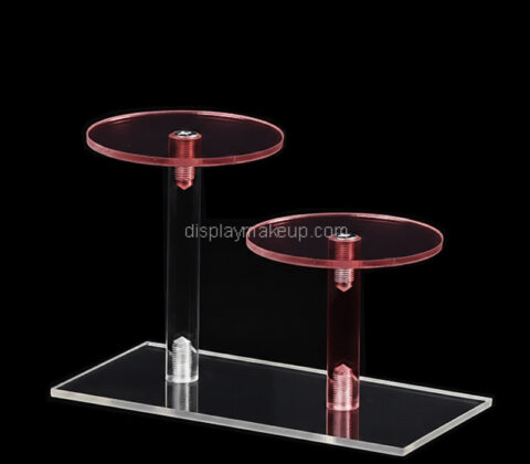 Custom acrylic beauty stores display plated holders
