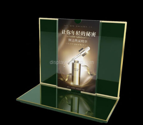 Custom acrylic boutiques serum skincare display prop