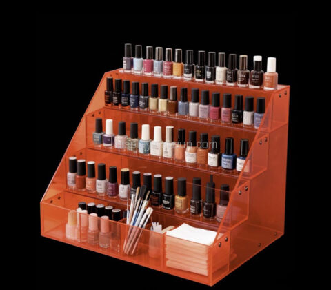 Custom acrylic boutiques 4 tiers makeup display holders