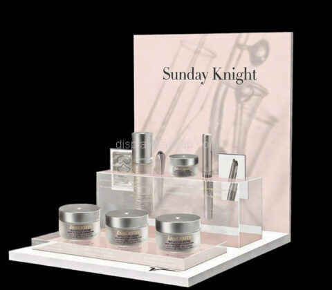 Custom acrylic boutique skincare cosmetics display prop