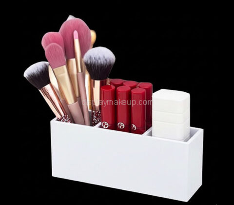 Custom acrylic 3-slots makeup organizer