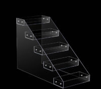 Custom acrylic 5 tiers makeup skincare organizer DMO-1301 Custom acrylic 5 tiers makeup skincare organizer