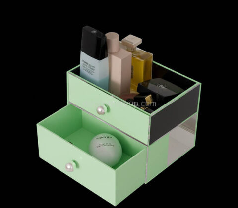 Custom acrylic makeup skincare drawer organizer