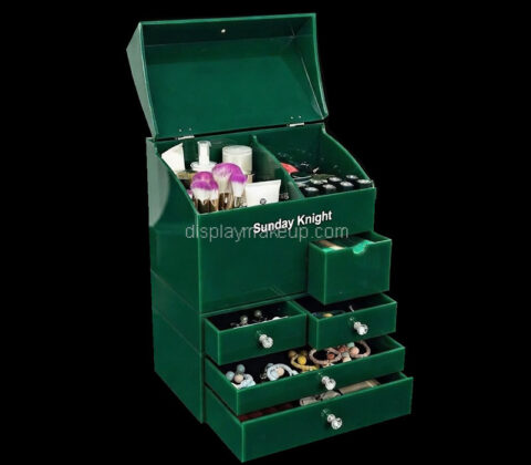 Custom acrylic makeup jewelry drawers organizer