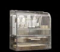 Custom acrylic vanity makeup drawers organizer DMO-1311 Custom acrylic vanity makeup drawers organizer