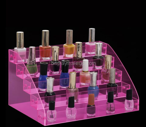 Custom acrylic 5 tiers nail polish display holders