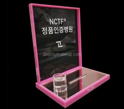 Custom acrylic boutique cosmetics display prop