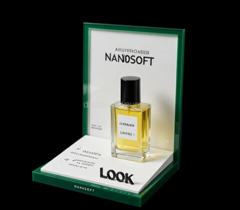 Custom acrylic boutique perfume makeup display prop