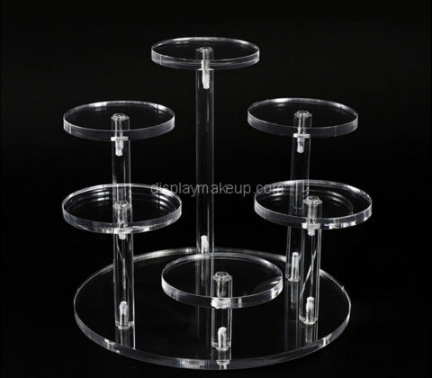Custom acrylic boutique makeup display holders