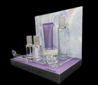 Custom acrylic skincare beauty display prop DMD-3464 Custom acrylic skincare beauty display prop