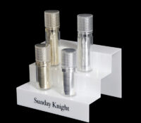 Custom acrylic boutique skincare makeup display riser DMD-3465 Custom acrylic boutique skincare makeup display riser