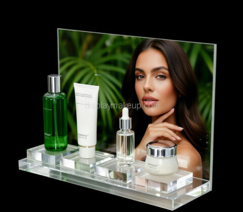 Custom acrylic skincare makeup display prop