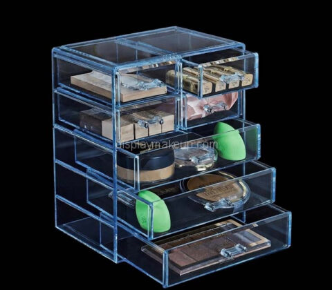 Custom acrylic 7 drawers beauty organizer