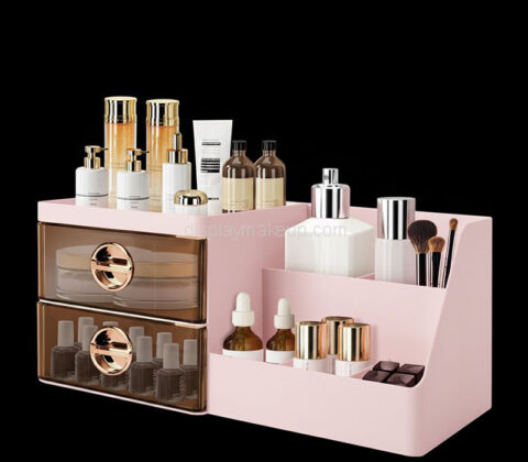 Custom acrylic makeup skincare organizer