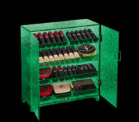 Custom acrylic 4 tiers cosmetic organizer box DMO-1324 Custom acrylic 4 tiers cosmetic organizer box
