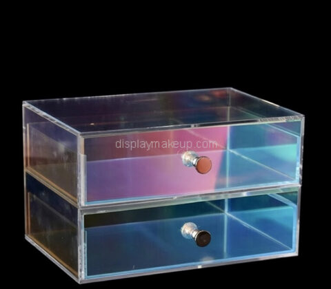 Custom acrylic makeup drawer organizer box