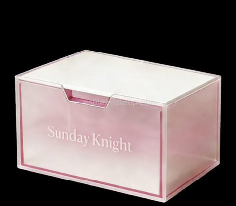 Custom acrylic skincare makeup drawer box