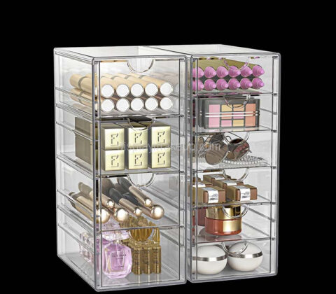 Custom acrylic skincare beauty 10-drawers organizer