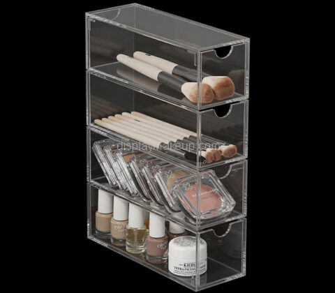 Custom acrylic 4 layers skincare makeup drawers box