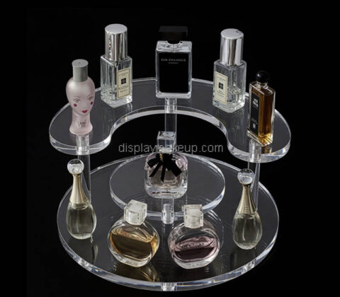 Custom plexiglass retail makeup perfume display risers