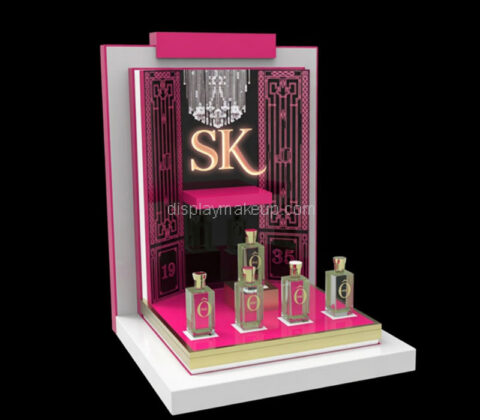 Custom plexiglass perfume skincare display stand