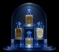 Custom plexiglass countertop perfume display riser stand DMD-3498 Custom plexiglass countertop perfume display riser stand