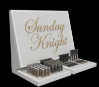 Custom plexiglass countertop lipgloss makeup display stand DMD-3499 Custom plexiglass countertop lipgloss makeup display stand