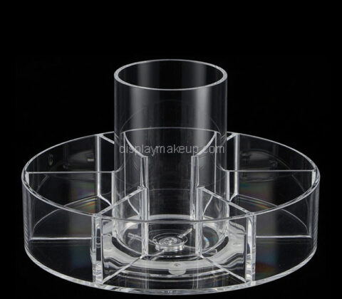 Custom acrylic 360 rotation makeup skincare organizer