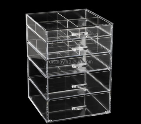 Custom acrylic makeup 5 drawers organizer