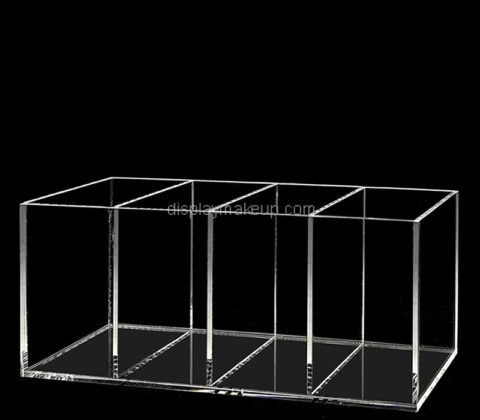 Custom acrylic 4 section makeup brushes holder