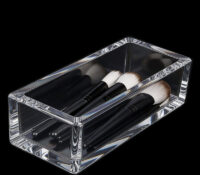 Custom acrylic makeup brushes holder box DMO-1363 Custom acrylic makeup brushes holder box